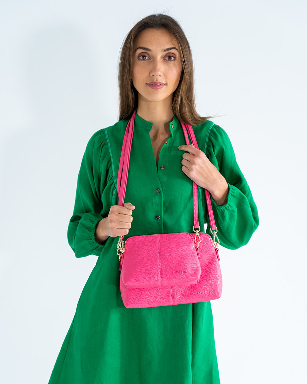 Burbank Crossbody Large - Fuchsia