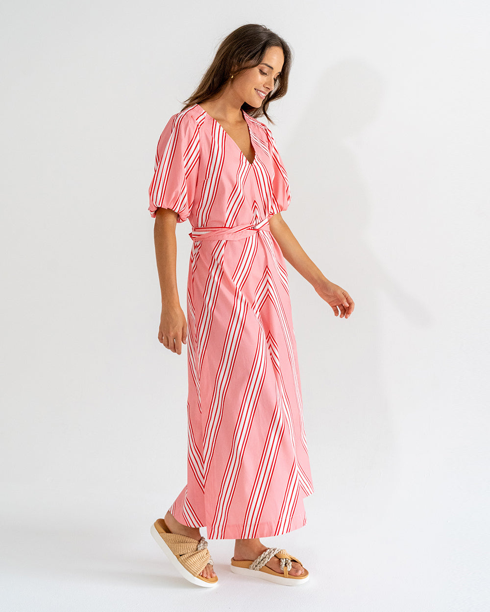 Geneva Dress - Candy Stripe