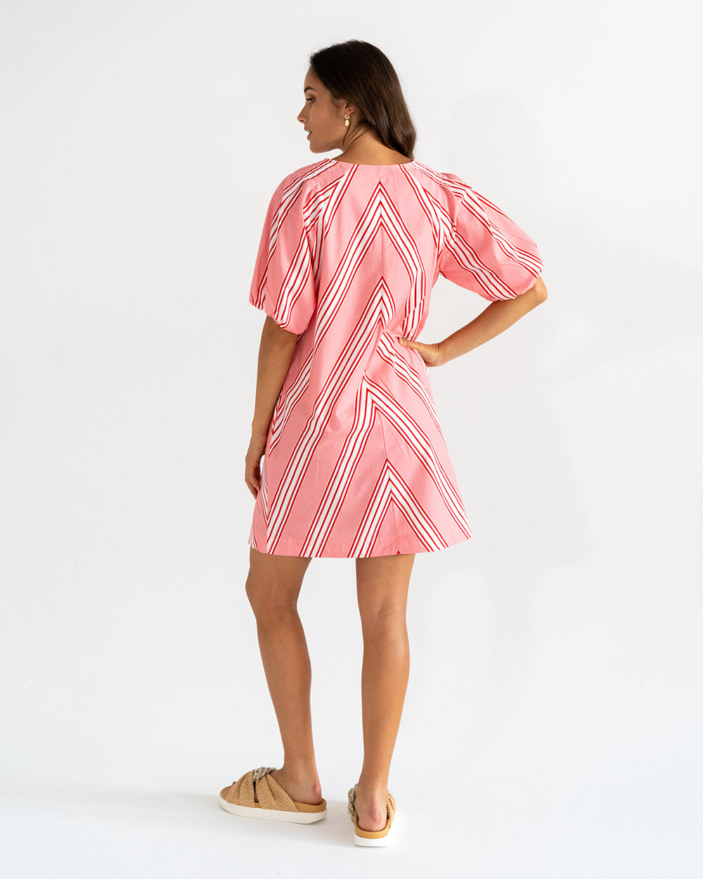 Geneva Mini Dress - Candy Stripe