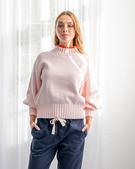 Montilla Knit - Blush/Red