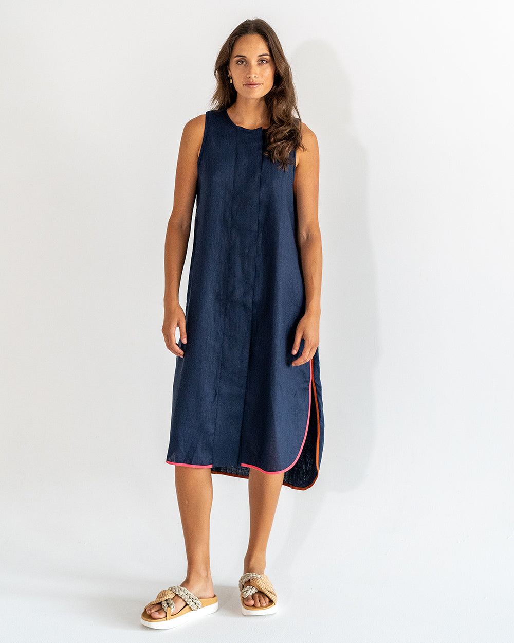 St Moritz Tank Dress - Navy