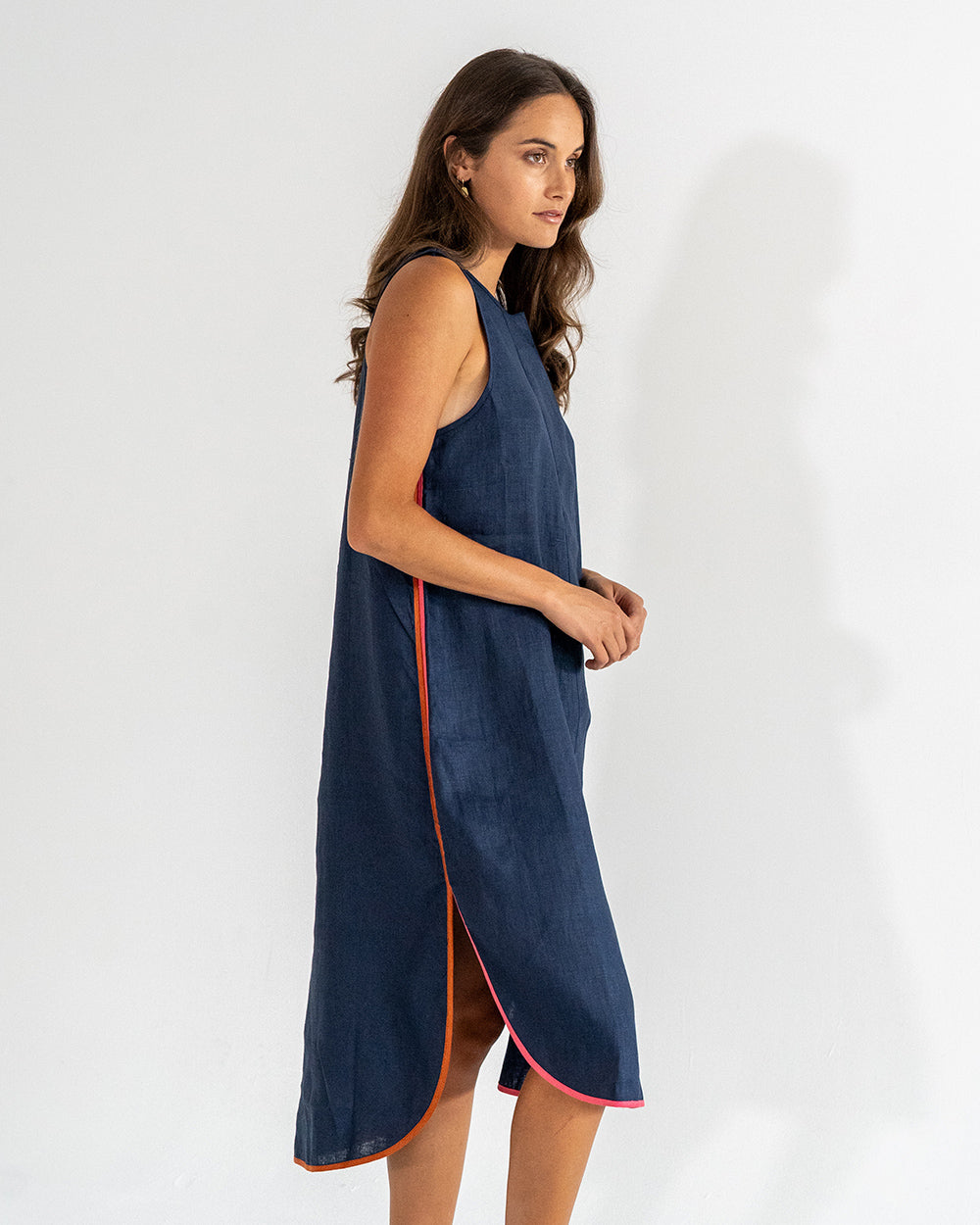 St Moritz Tank Dress - Navy