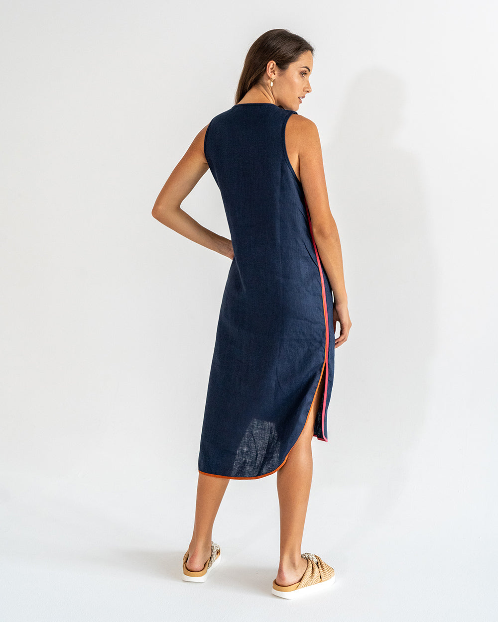 St Moritz Tank Dress - Navy