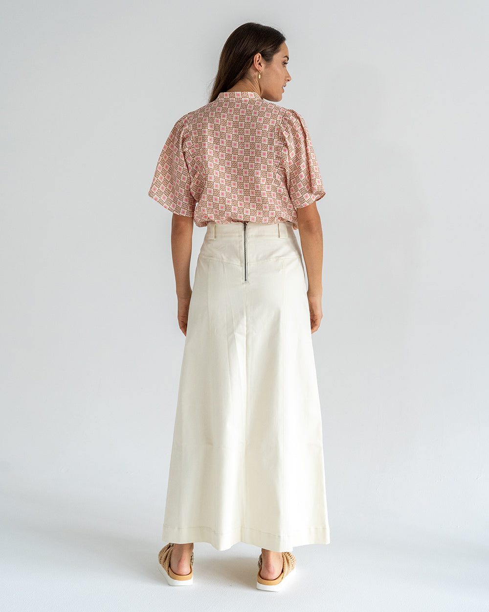 Hudson Maxi Skirt - Vanilla