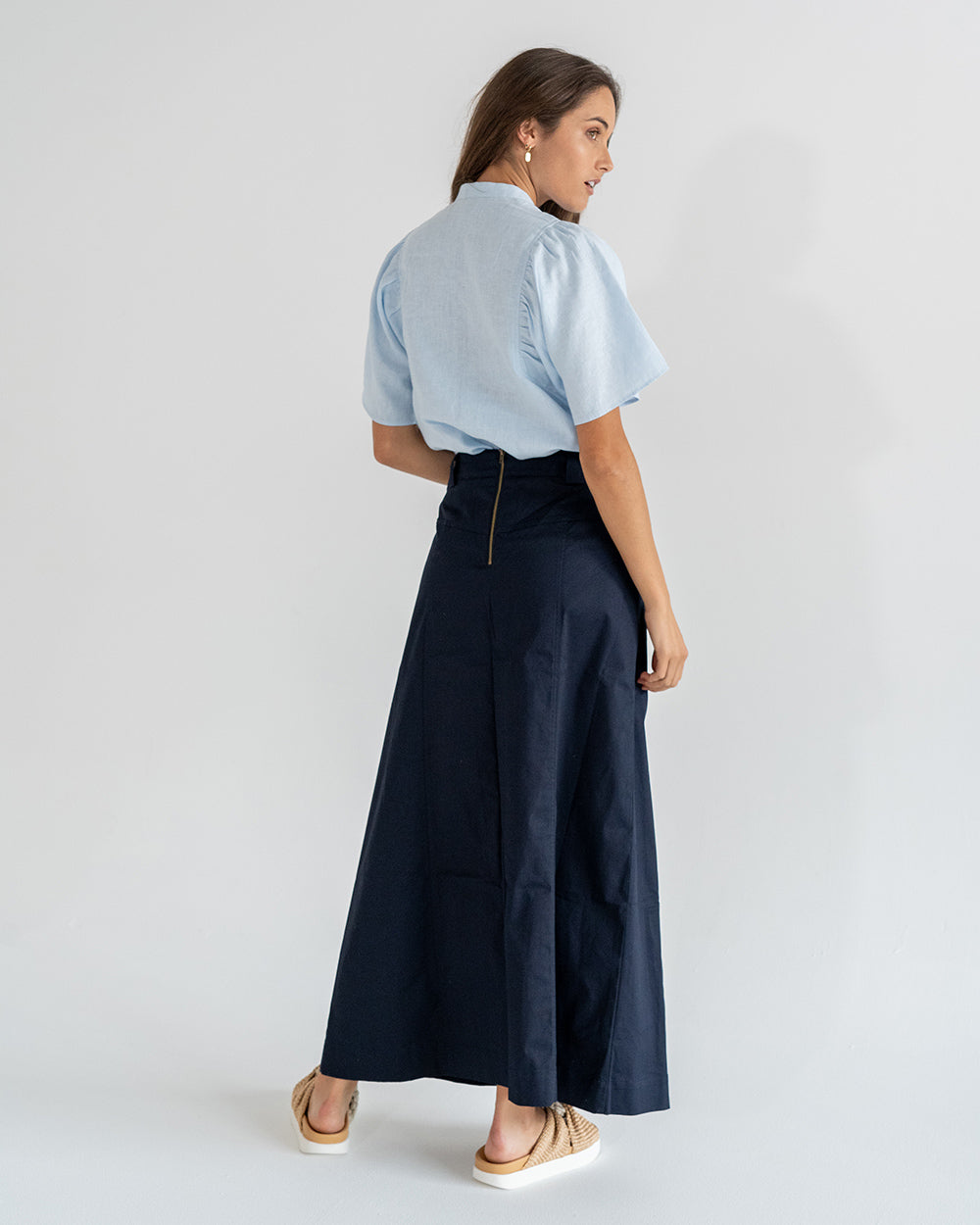 Hudson Maxi Skirt - Navy