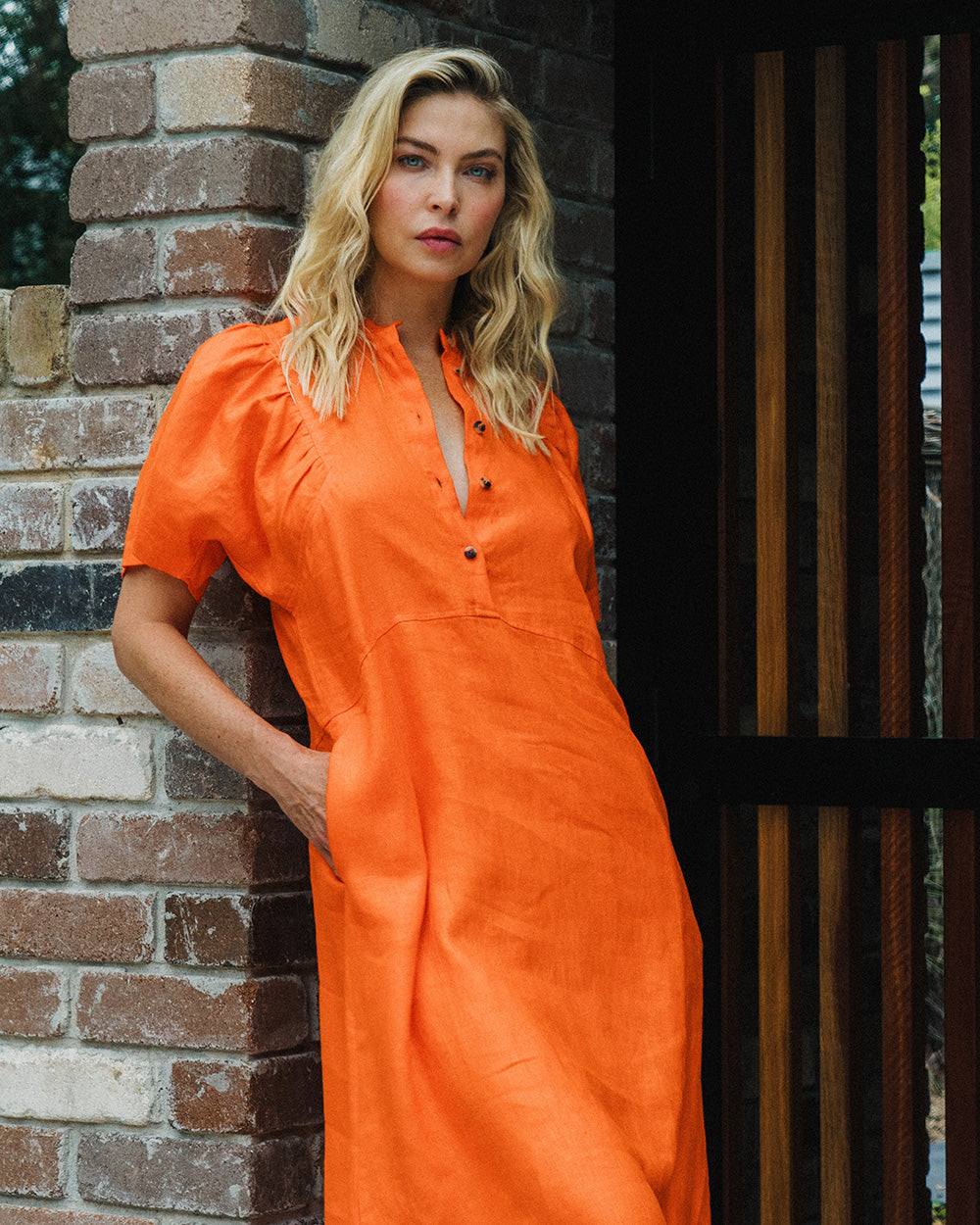 Ticino Dress - Orange