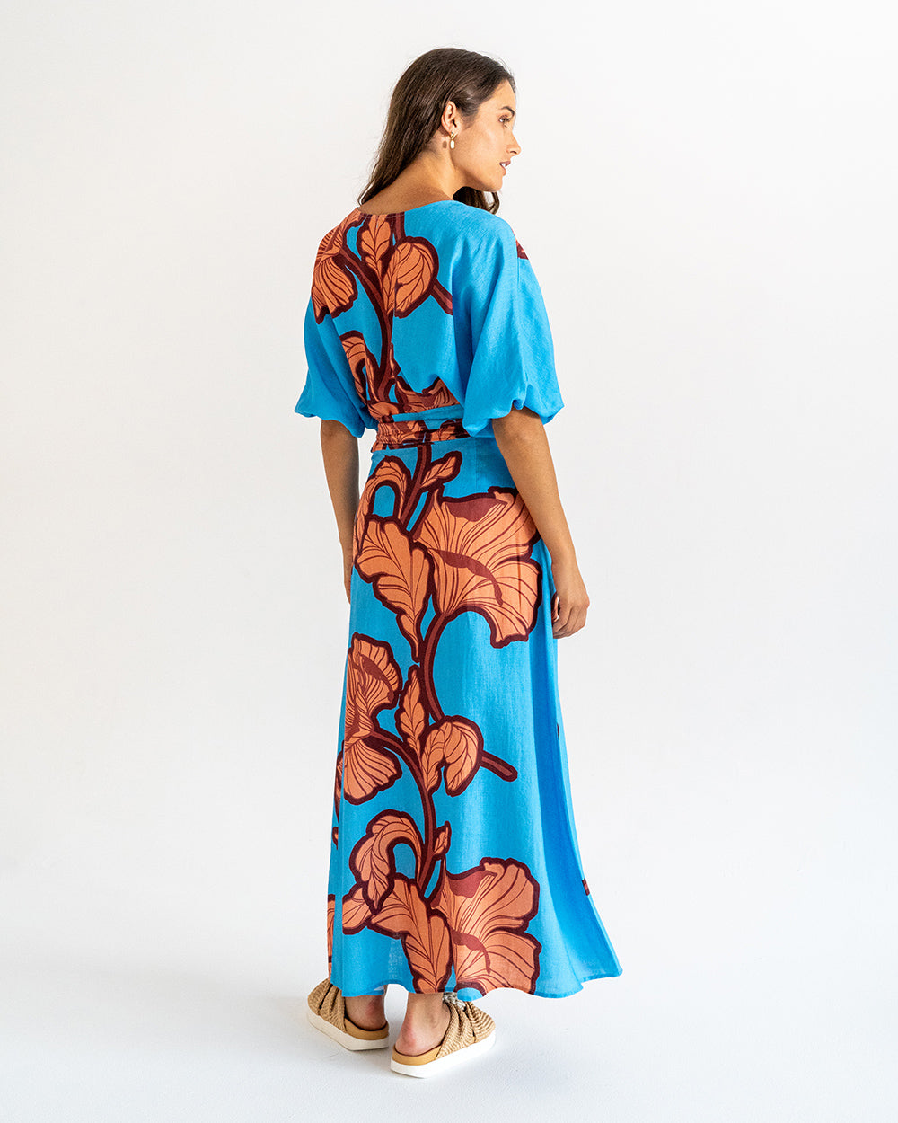 La Rocco Wrap Skirt - Hibiscus