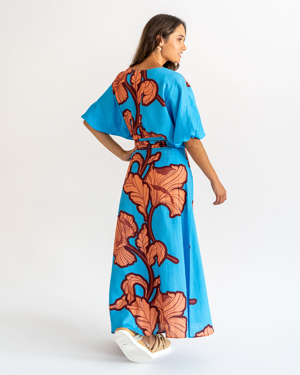 La Rocco Wrap Skirt - Hibiscus