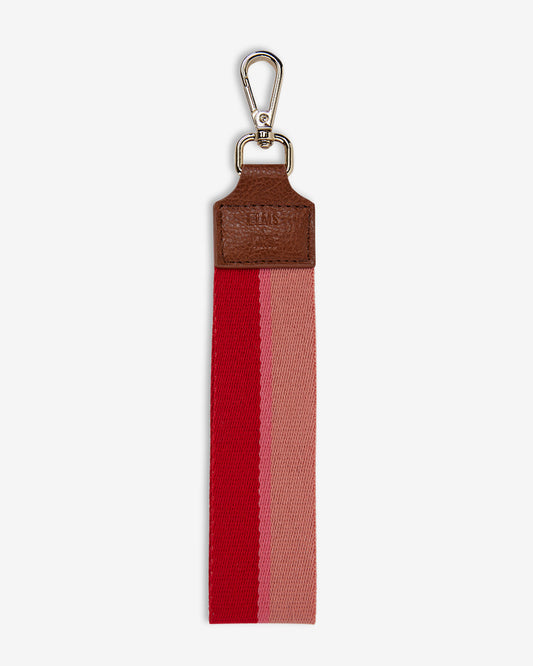 Wristlet/Keyring - Red Multi